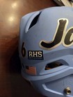 Johns Hopkins Stallion 650 Blue Mens Lacrosse Helmet Size Large