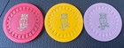 Rare Owl Club Casino Roulette Poker Chip Lot Of 3 Battle Mountain Nevada