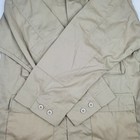 Nwot Tru-spec Military Khaki Combat Coat Sz Large Regular Long Sleeve Button Up
