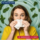 Menthol Lotion Pocket Tissues  Travel Size  4-ply  18 Pack  180 Tissues Total 