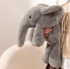 Grey Elephant 17  Pillow Stuffed Animal Plush Toys Toddler Doll Kids Gifts