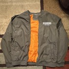 Diamond Supply Co  Green Bomber Jacket Full Zip Embroidered Logo Men   s L
