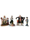Lot Of Four Vintage Norman Rockwell-big Moment And More Approx 5 1 2    High