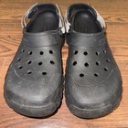 Crocs Off Road Sport Clogs Mens 13 Adjustable Slingback Graphite Comfort Shoes