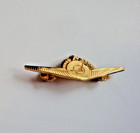 Republic Airlines Flight Attendant Stewardess Wing Pin Badge Vintage C1970 Delta