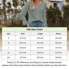 Womens Ladies Lace V-neck T Shirt Loose Casual Blouse Long Sleeve Spring Top New