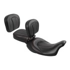 Low-profile Passenger Seat Driver Backrest Sissy Bar Black Red 2009-2023 Touring