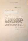 1968 Personal Letter From Ethel Kennedy     Authentic Correspondence