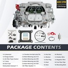 For Edelbrock 1406 Performer 600 Cfm 4 Bbl Barrel Carburetor With Electric Choke