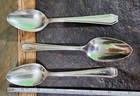     lot Of 3 Antique Albert Pick Toffenetti Restaurant Times Square Tea      Spoons 