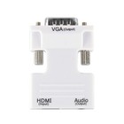 Hdmi To Vga Adapter W  Audio Female Hdmi To Male Vga Converter Laptop Pc To Tv  