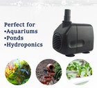 Submersible Water Pump Super Quiet 1000 Lh 264 Gph 120v For Aquarium  Pond 