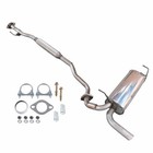 Stainless Steel Resonator Pipe Muffler Exhaust Kit For 2011-2017 Juke 1 6l Awd