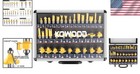 35-piece Tungsten Carbide Router Bits Set With Aluminum Case - Compatible Wit   