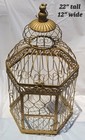 Victorian-style Decorative Birdcages    Set Of 3     Gold     Nesting    Vintage
