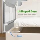 Toddler Bed Rail Guard   Adjustable Safety Bumper For Twin Queen King Beds