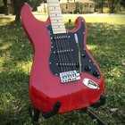Full-size 39  Red Electric Guitar With Maple Neck  S-s-s Pickups  With Gig Bag