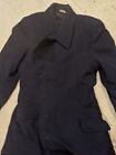 1990 s East German Grenztruppen Der Ddr Blue Wool Trench Coat Jacket Sg-48