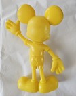 Vtg 60-70 s Mickey Mouse Walt Disney Figure 6  Yellow Hard Plastic Louis Marx