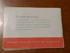 Original Singer Sewing Machine Instruction Book Model Style Mate 329 K
