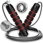 Jump Rope Gym Aerobic Exercise Boxing Skipping Adjustable Bearing Speed Fitness