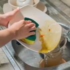 10pcs Cleaning Sponges Dish Scrubber Soft   Heavy Duty Microfiber Kitchen Sponge
