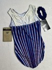New Simone Biles Gk Elite Leotard Gymnastics Star Spangled Usa Leo Bling Sz  Am