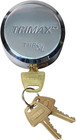 Two Trimax Thpxl Hockey Puck Lock Trailer Door Lock Internal Shackle Chrome 1252