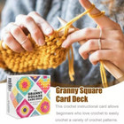 Granny Square Crochet Card Set     50 Patterns   Beginner-friendly Guide