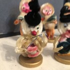 Vintage Lot Of 10 Snowman Chenille Pipe Cleaner Ornament Japan Googly Eyes- Rare