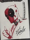 Deadpool 1 Original Sketch Art J Scott Campbell   Signed Stan Lee Cgc