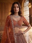 Luxury Crystal Work Lehenga Choli Bridal Wedding Party Wear With Dupatta