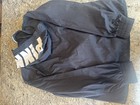 Pink Victoria   s Secret Xs Black white Hooded 1 2 Zip Windbreaker Jacket