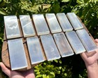 Polished Selenite Rectangle Charging Station  4  Crystal Plate  cleansing 