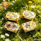 Handcrafted Metal Mini Flower Press  Miniature Flower Press Kit  Gold Plated