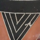 Signed Juan Paulino Martinez Nicaragua Pottery Vase Geometric Sgraffito Art