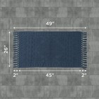 French Connection Nellore Bath Rugs Woven And Beaded Bath Mats Durable And