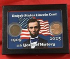 Lincoln Cent 1909 - 2025 The First And Last Of The Lincoln Penny