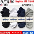 4 Pairs Men s Bombas Solid Ankle Honeycomb 4 Colors Socks Size Large 4 Colors
