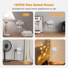 Remote Control Outlet Plug - Wireless Switch With 2 Sockets - Remote Control