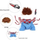 Dog Cat Pet Funny Costume Chucky Deadly Doll Cosplay Party Fancy Christmas Cloth