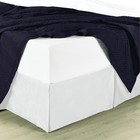 Bed Skirt Brushed Premium Microfiber 14-inch Pleated Tailored Drop Pleated 95gsm