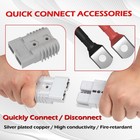 Booster Jumper Cables Heavy Duty 2 0 Gauge 30 Ft 1500 Amp With Quick Connect Plu