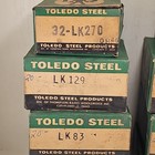 Vintage Lot Of 9 Mixed Nos Toledo Steel Products 