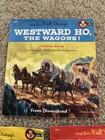 Lot Of 3 Vintage Record Walt Disney Westward Ho The Wagons Wringle Wrangle