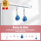 300pcs 925 Sterling Silver Earring Hooks Diy Jewelry Making Supplies Kit