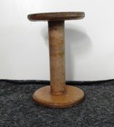 Large Vintage Wooden Metal Primitive Sewing Weaving Textile Thread Spool 9 5 In