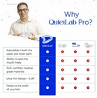 Quietlab Pro Adjustable Anti-snoring Mouthpiece - Bpa-free Medical Grade - New