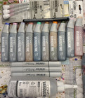 Lot Of Copic Ciao Marker Set A 72 Colors Most New   Refills   More  More  More
