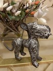 Vtg African Benin Kingdom Bronze Leopard Statue Figure Nigeria Africa